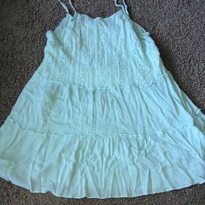 Lacey mint dress